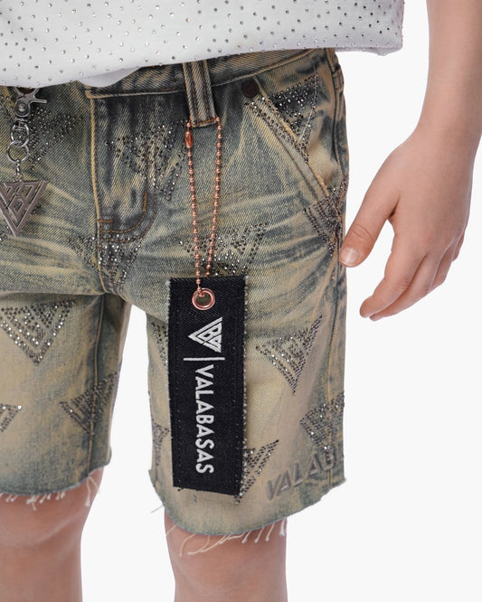 Kids Palace Vintage Wash Jorts - Valabasas
