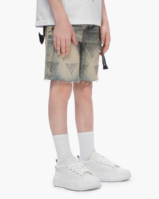 Kids Palace Vintage Wash Jorts - Valabasas