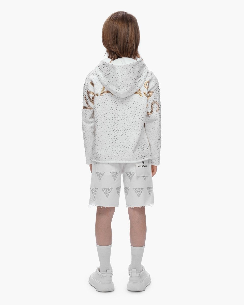 Kids Palace White Jorts - Valabasas