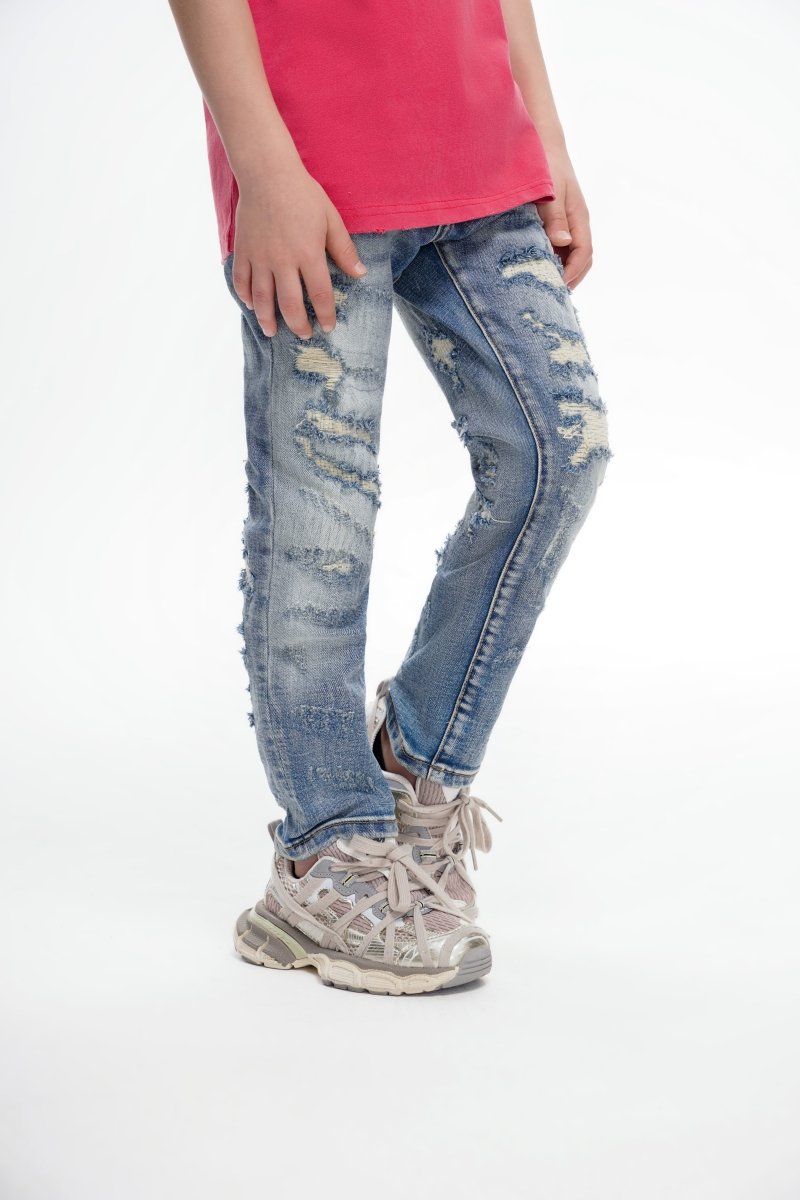 Kids Payload Light Wash Skinny - Valabasas