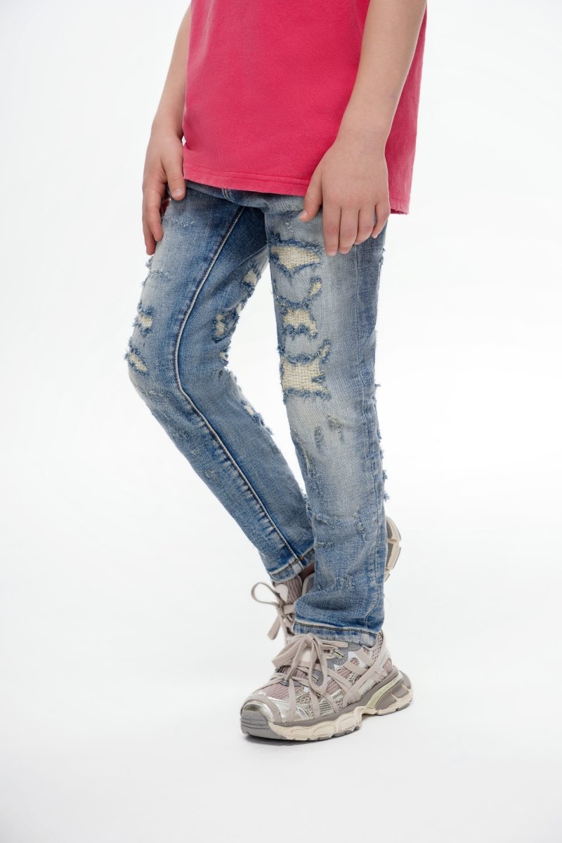 Kids Payload Light Wash Skinny - Valabasas