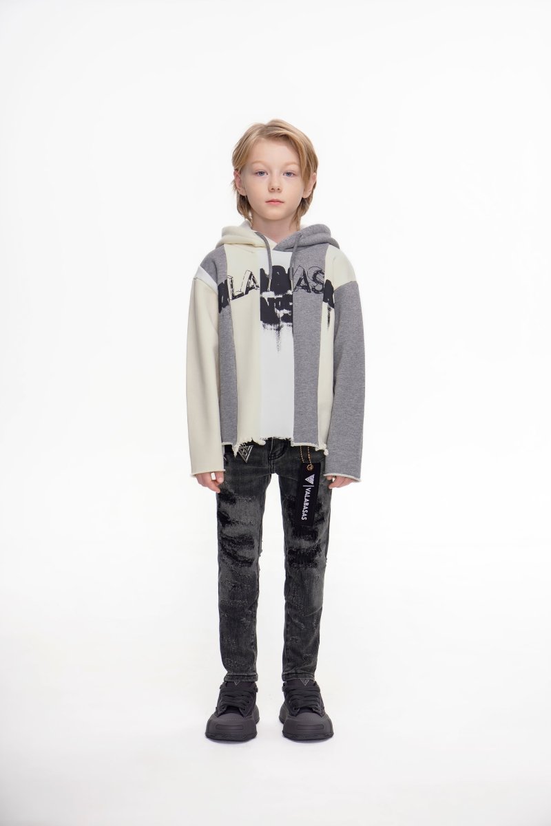 Kids Payload Skinny Grey Denim - Valabasas