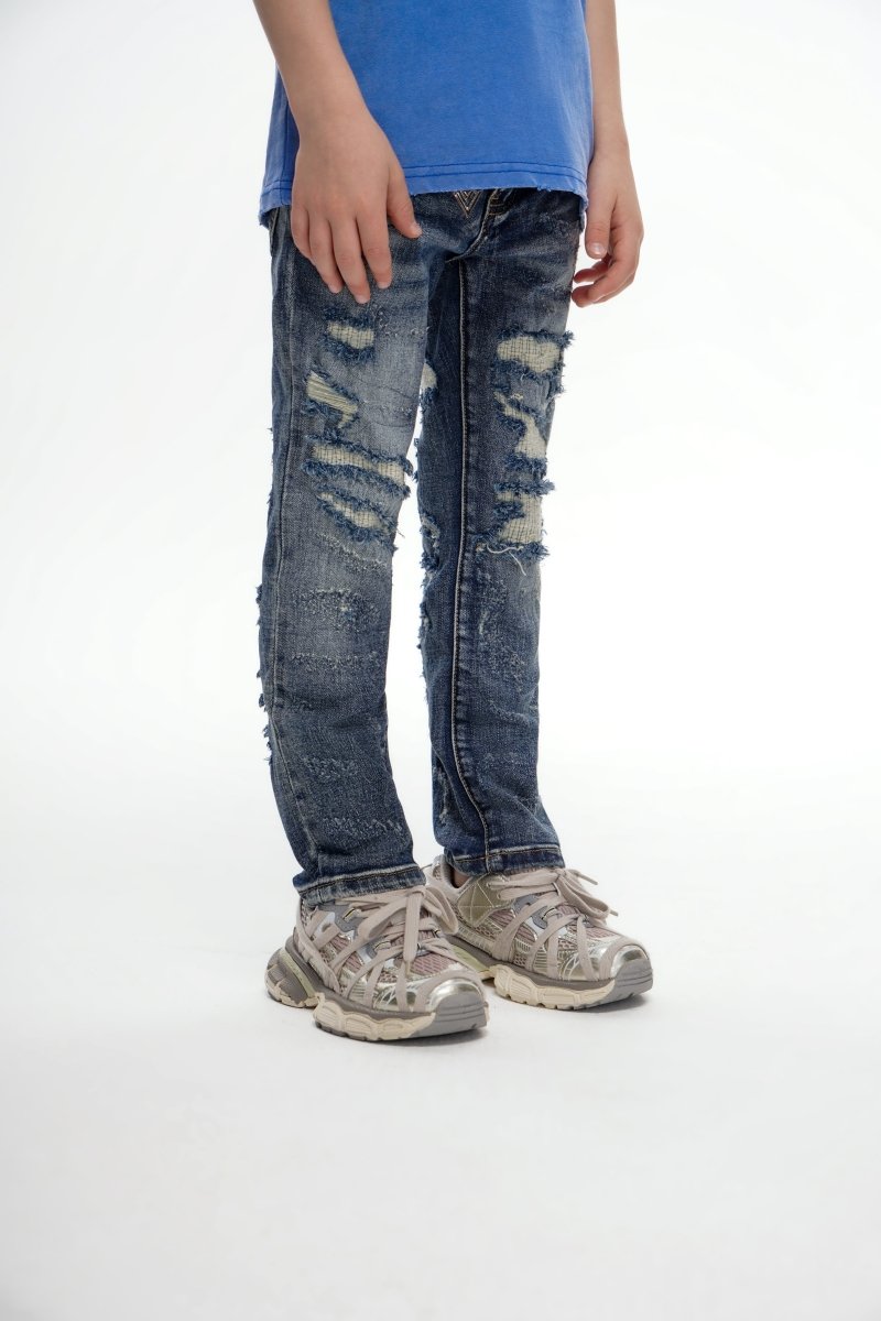 Kids Payload Vintage Wash Skinny - Valabasas