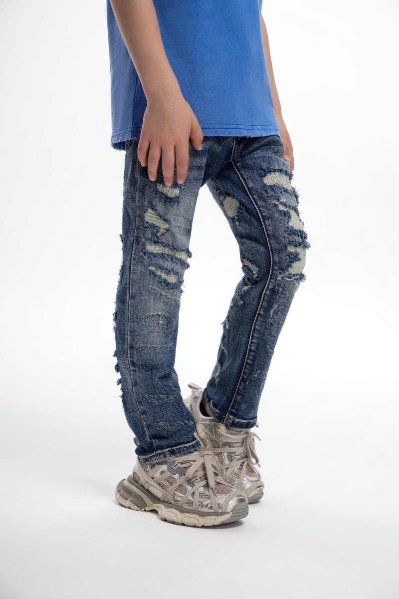 Kids Payload Vintage Wash Skinny - Valabasas