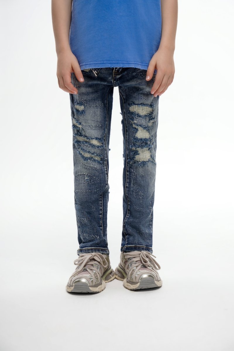 Kids Payload Vintage Wash Skinny - Valabasas