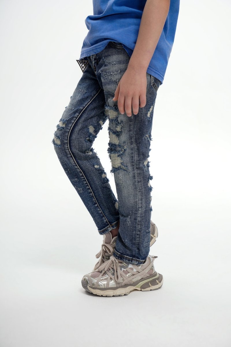 Kids Payload Vintage Wash Skinny - Valabasas