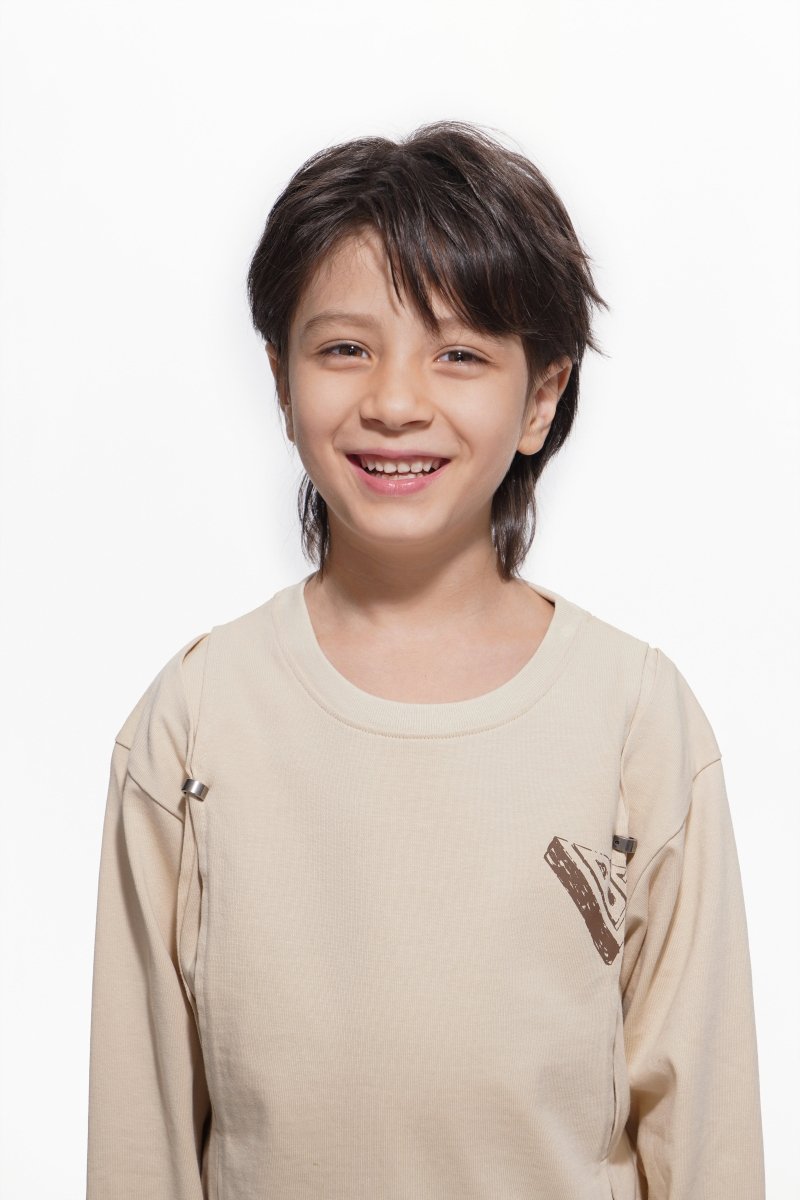 Kids Piece Pale Apricot Tee - Valabasas