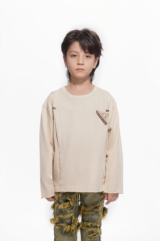 Kids Piece Pale Apricot Tee - Valabasas