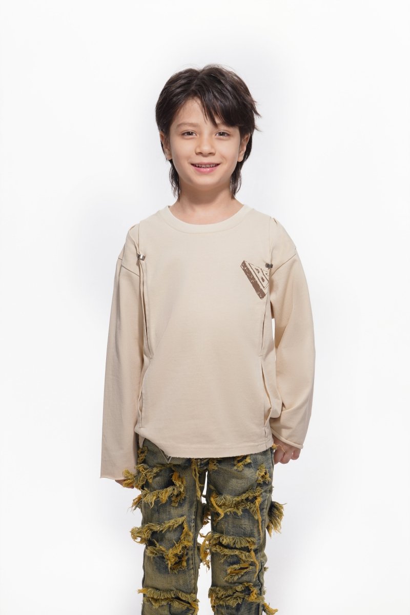 Kids Piece Pale Apricot Tee - Valabasas