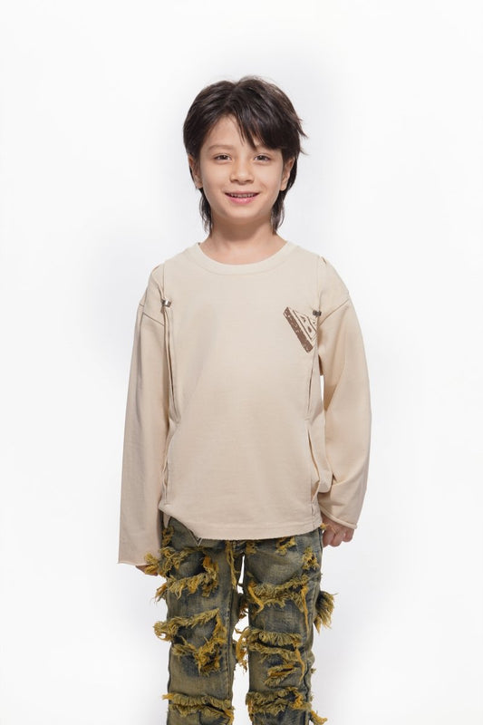 Kids Piece Pale Apricot Tee - Valabasas
