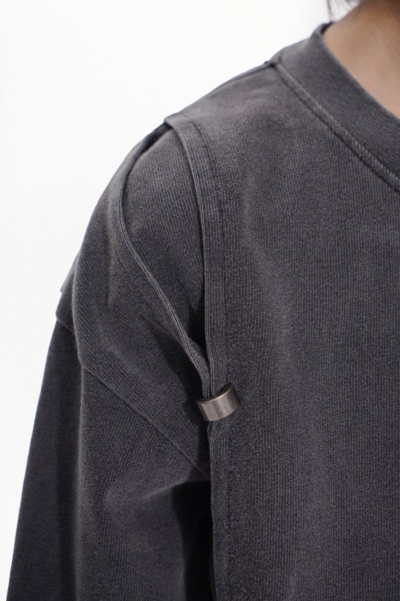 Kids Piece Sunfaded Black Tee - Valabasas