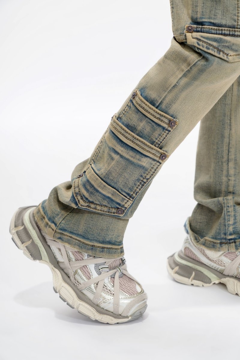 Kids Pocros Lt. Vintage Wash Stacked - Valabasas