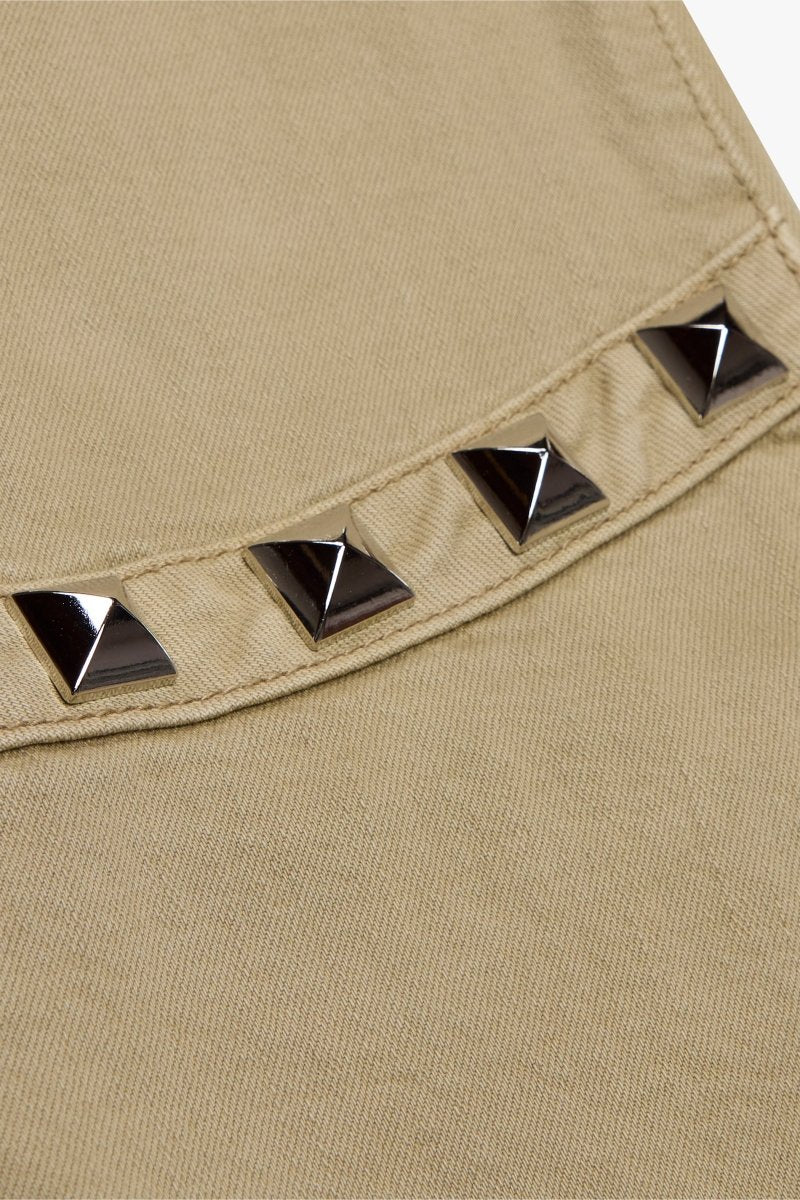 "VPLAY PYGROS" DENIM STACKED  LIGHT KHAKI