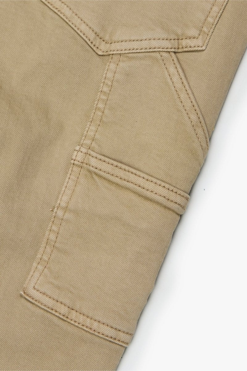 "VPLAY PYGROS" DENIM STACKED  LIGHT KHAKI