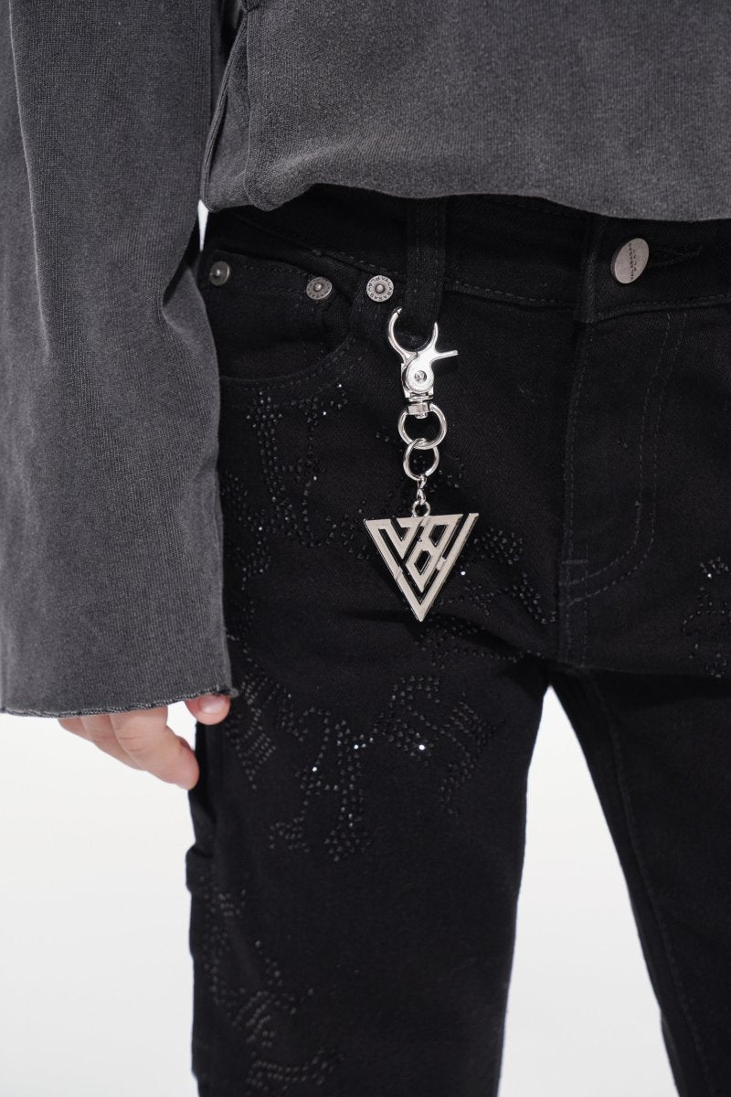 Kids Ringer Black Stacked - Valabasas