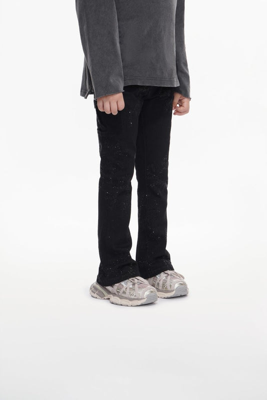 Kids Ringer Black Stacked - Valabasas