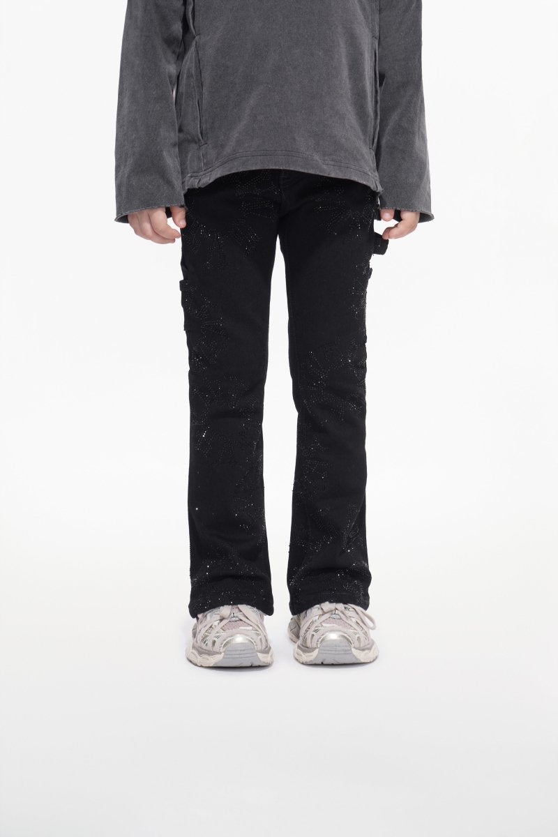 Kids Ringer Black Stacked - Valabasas