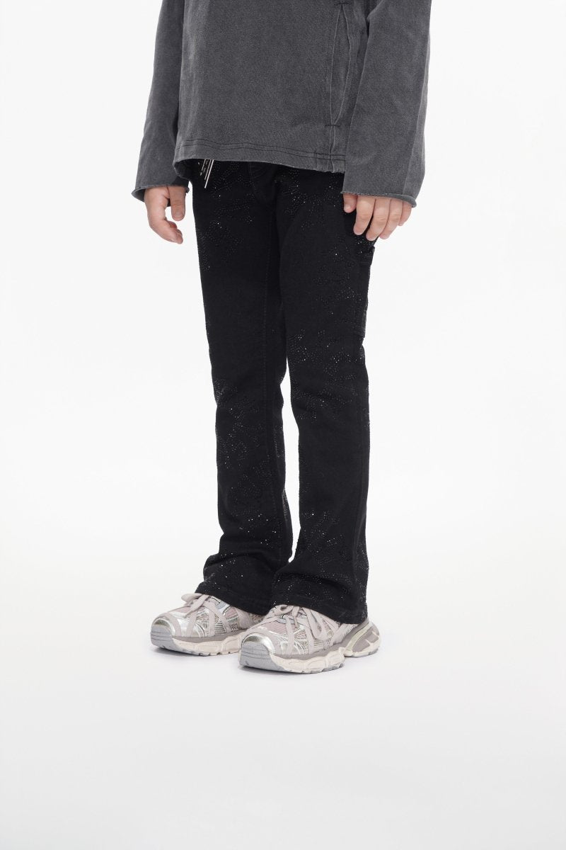 Kids Ringer Black Stacked - Valabasas