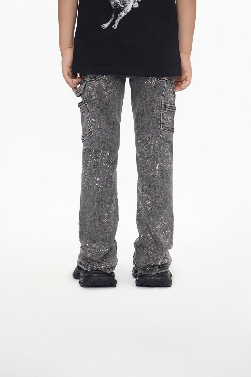 Kids Ringer Grey Stacked - Valabasas