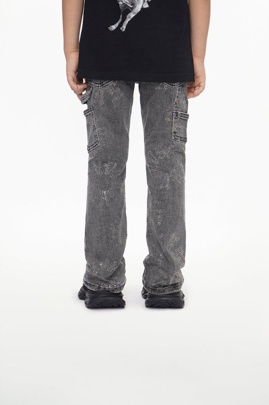 Kids Ringer Grey Stacked - Valabasas