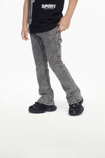 Kids Ringer Grey Stacked