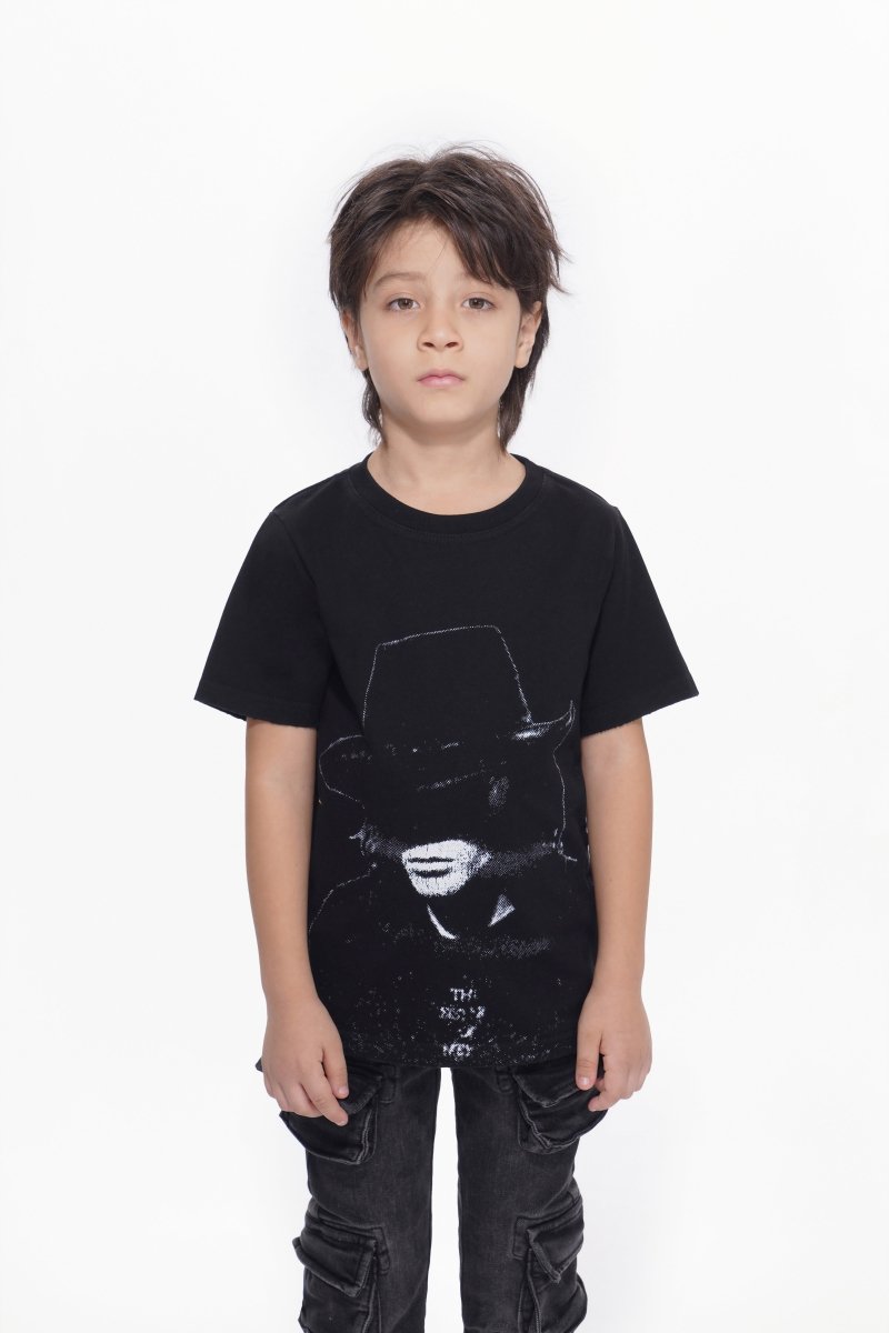 Kids Rodeo Jet Black Tee - Valabasas