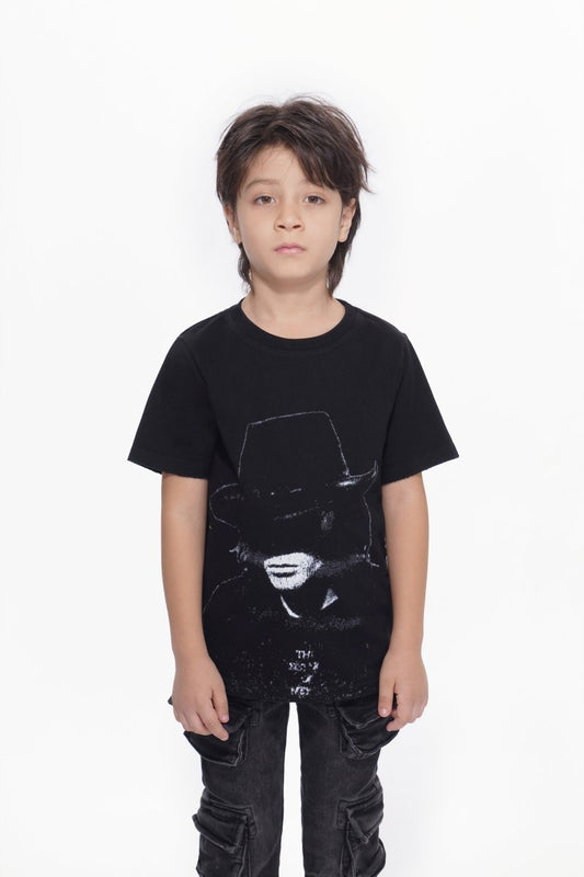 Kids Rodeo Jet Black Tee - Valabasas
