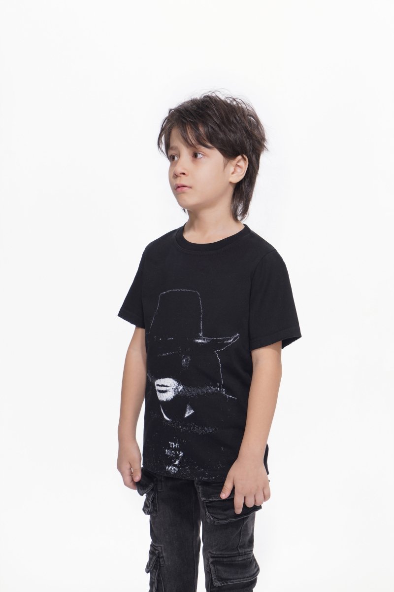 Kids Rodeo Jet Black Tee - Valabasas