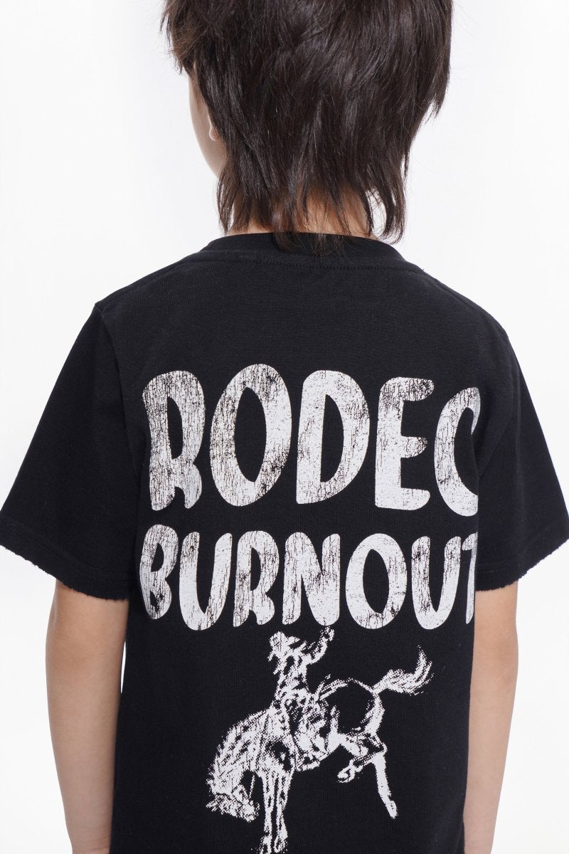 Kids Rodeo Jet Black Tee - Valabasas