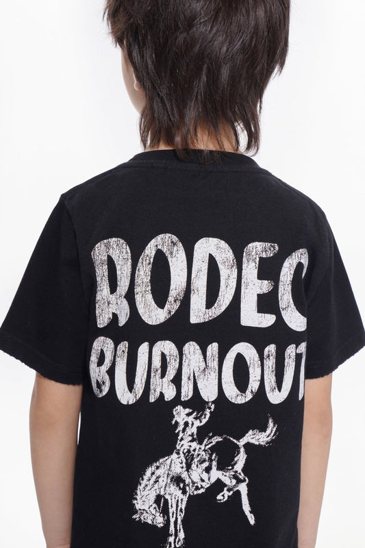 Kids Rodeo Jet Black Tee - Valabasas