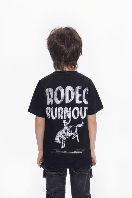 Kids Rodeo Jet Black Tee - Valabasas