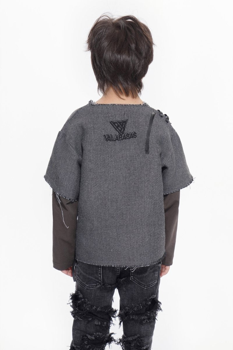 Kids Scripted Grey Tee - Valabasas