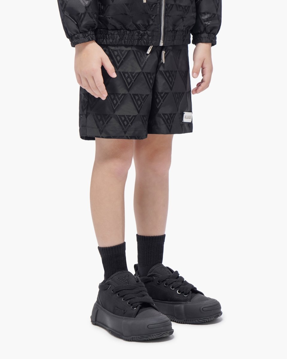 Kids Signature 2.0 Black Nylon Shorts – Valabasas