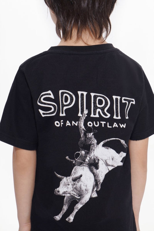 Kids Spirit Jet Black Tee - Valabasas