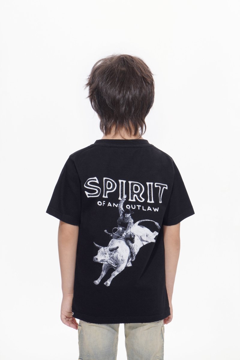 Kids Spirit Jet Black Tee - Valabasas