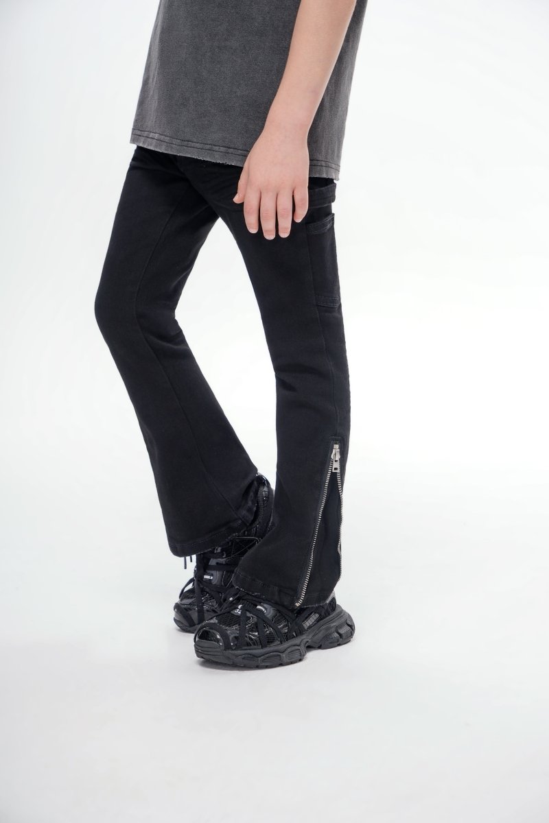 Kids Streamline Black Stacked - Valabasas