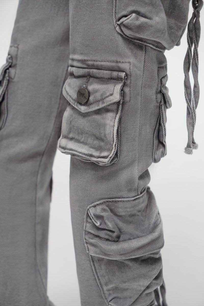 Kids Strike Grey Washed Stacked - Valabasas