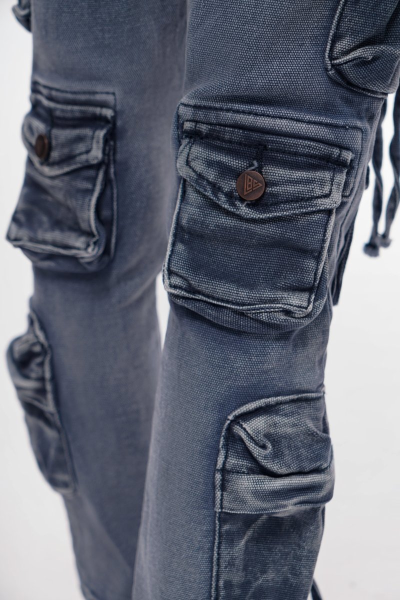 Kids Strike Indigo Washed Stacked - Valabasas