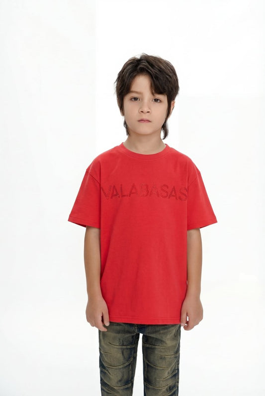 Kids Temptation Red Tee - Valabasas