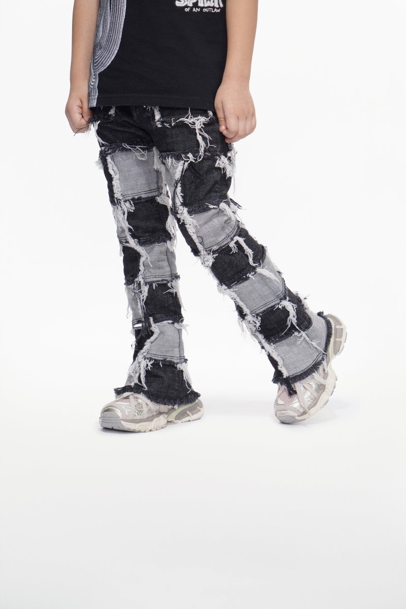 Kids Threads Black White Stacked - Valabasas