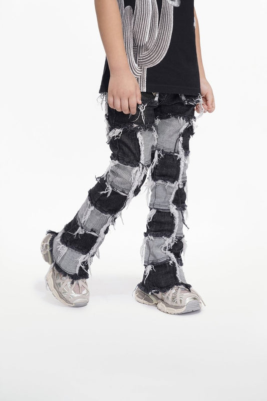 Kids Threads Black White Stacked - Valabasas