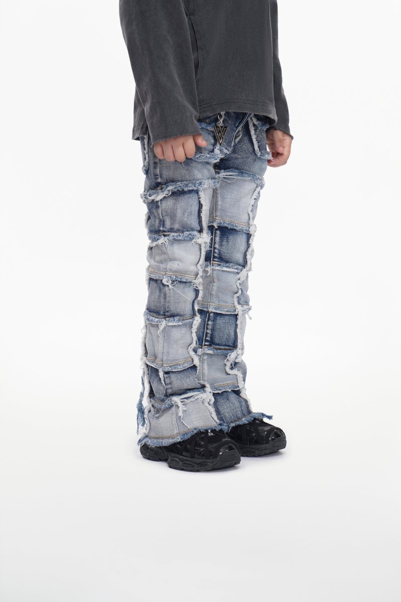 Kids Threads Light Blue Wash Stacked - Valabasas