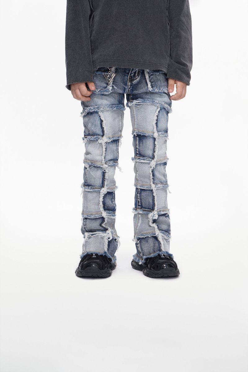 Kids Threads Light Blue Wash Stacked - Valabasas