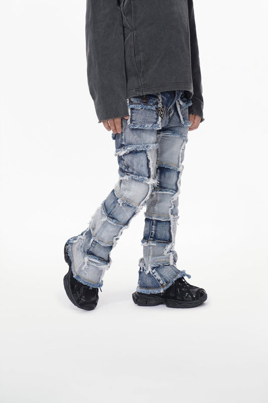 Kids Threads Light Blue Wash Stacked - Valabasas