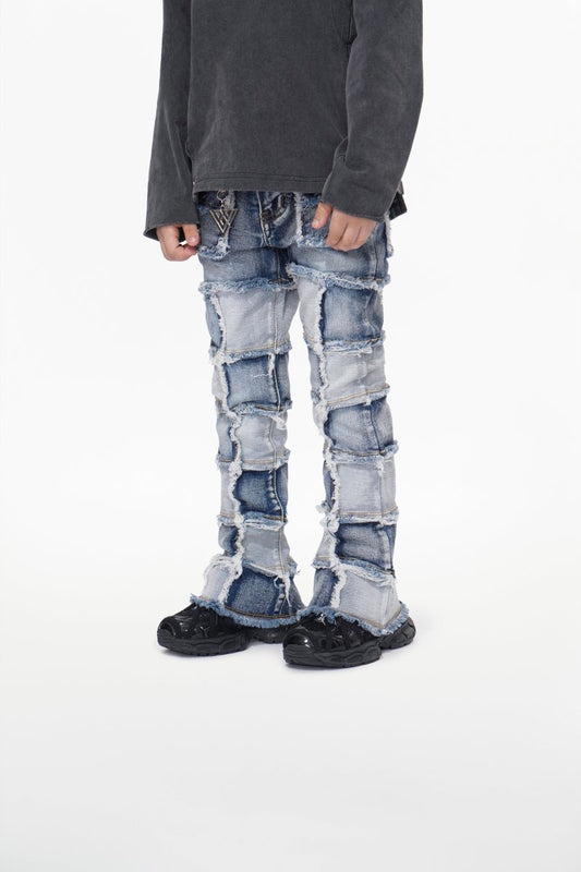 Kids Threads Light Blue Wash Stacked - Valabasas