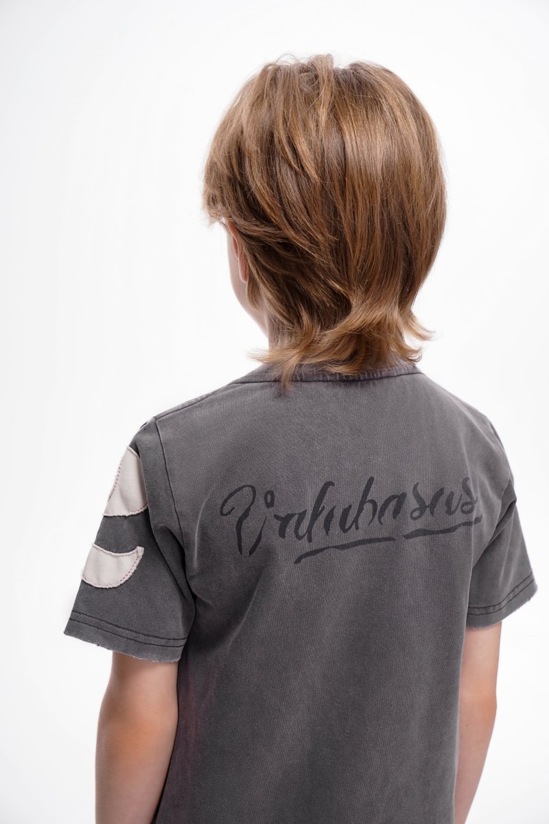 Kids Twenty Four Vintage Grey Tee - Valabasas