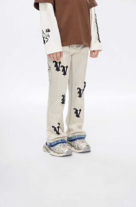 Kids V - Minimal Light Blue Stacked - Valabasas