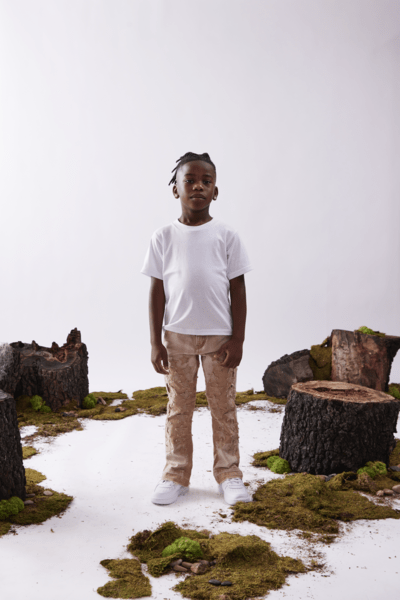 KIDS "V - STARS" - STACKED Light Brown Wash - Valabasas