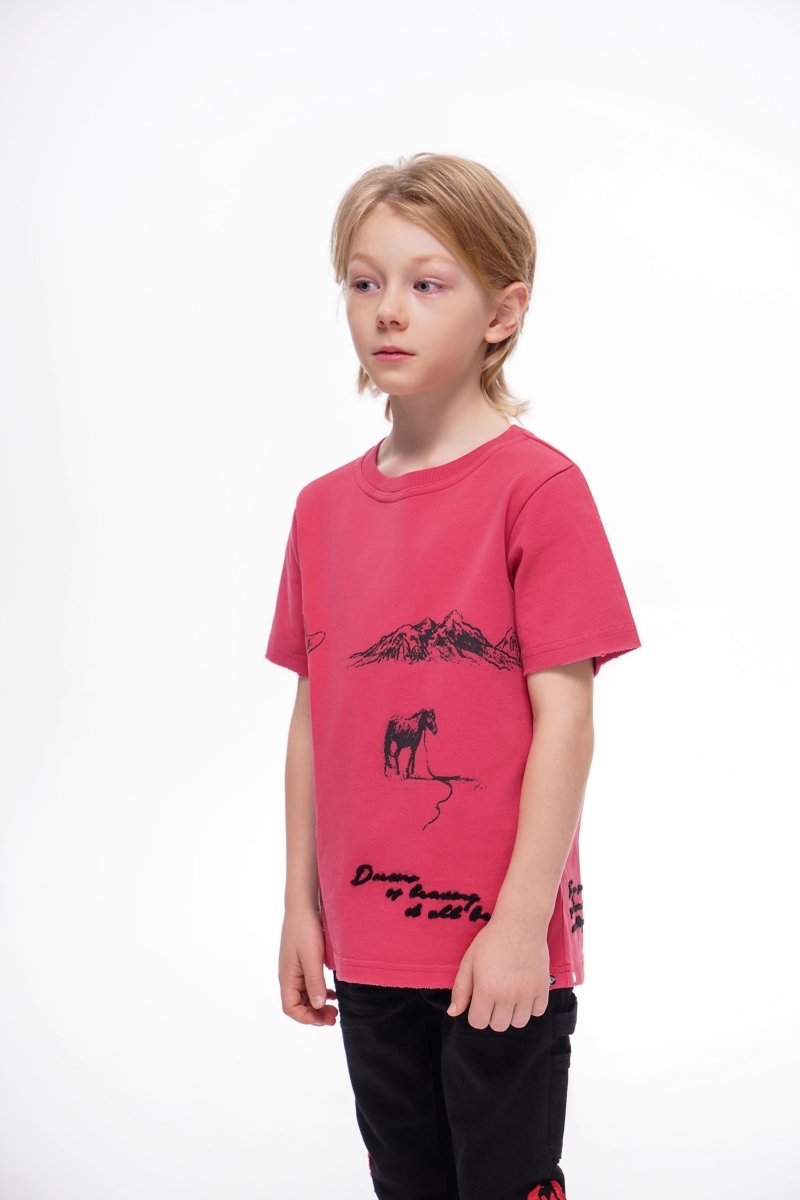 Kids Valley Visions Red Tee - Valabasas