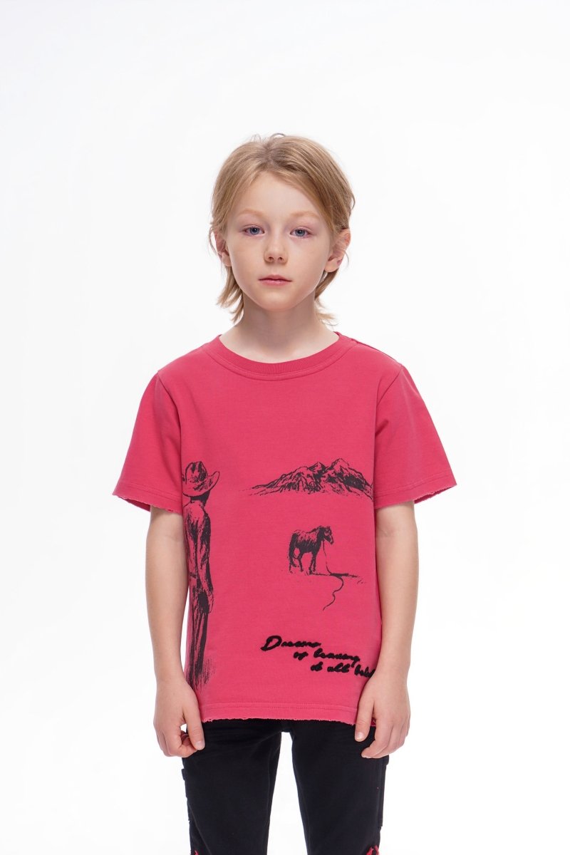 Kids Valley Visions Red Tee - Valabasas